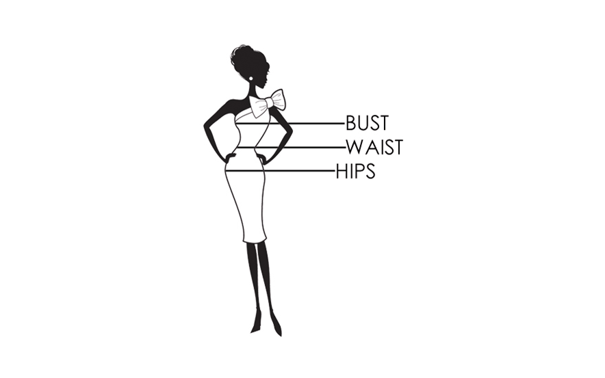 How to Take Body Measurments for a Perfect Fit of your Gown. Mobile Image