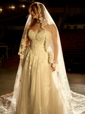 Maggie Sottero Kate #1 default All Ivory (gown with Ivory Illusion) thumbnail