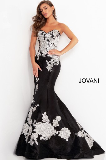 Jovani 3917B #0 default Black Silver thumbnail