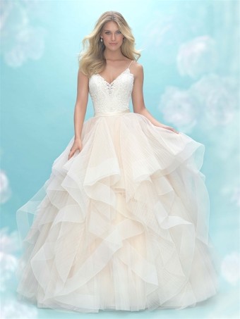 Allure Bridals 9450 #0 default Baby Pink/Ivory thumbnail