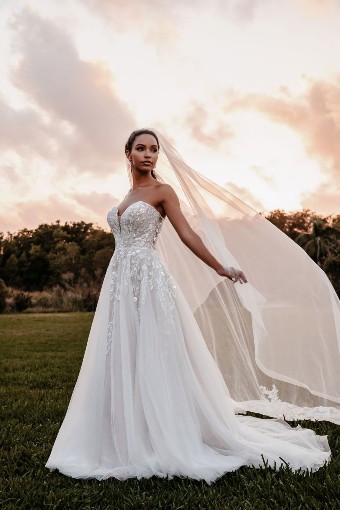 Allure Bridals 9852 #0 default Mocha/Ivory/Nude thumbnail
