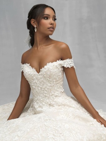 Allure Bridals C520 #3 Ivory/Champagne thumbnail