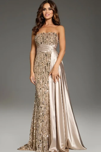Jovani 42427B #2 default Nude/Gold thumbnail
