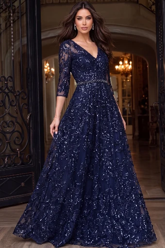 Jovani 48749B #0 default Navy thumbnail
