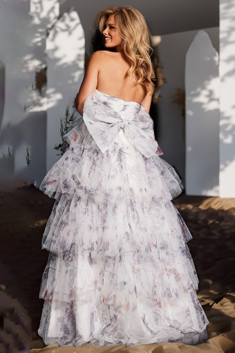Jovani JVN38608 #1 default Ivory/Print thumbnail