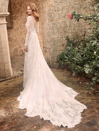 Maggie Sottero Johanna #1 Ivory over Misty Mauve thumbnail
