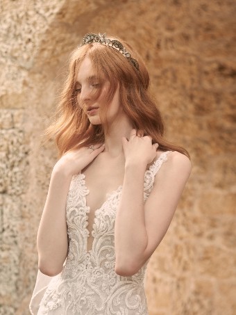 Maggie Sottero Johanna #8 Ivory over Misty Mauve thumbnail