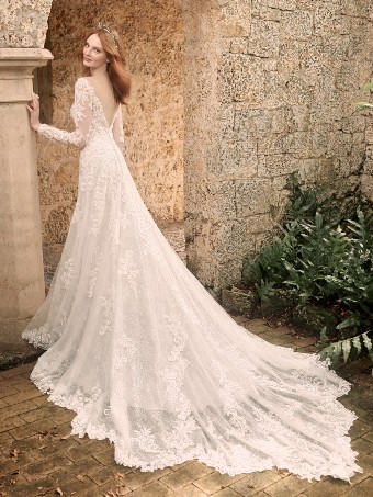 Maggie Sottero Johanna #5 Ivory over Misty Mauve thumbnail