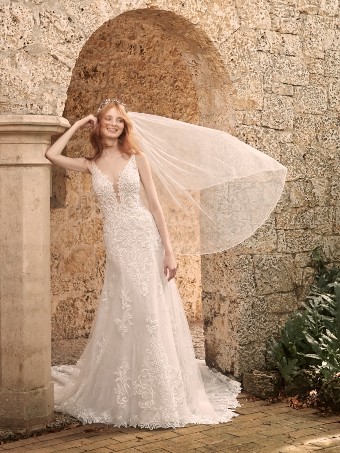 Maggie Sottero Johanna #3 Ivory over Misty Mauve thumbnail