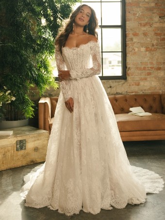 Maggie Sottero Kitaro #0 default All Ivory (gown with Ivory Illusion) thumbnail
