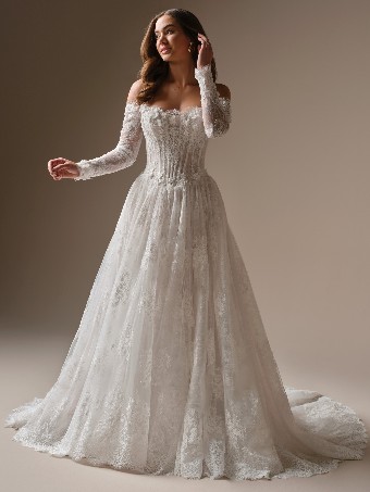 Maggie Sottero Kitaro #4 All Ivory (gown with Ivory Illusion) thumbnail