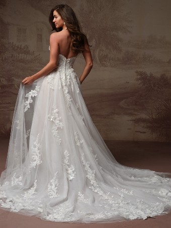Maggie Sottero Kate #1 All Ivory (gown with Ivory Illusion) thumbnail