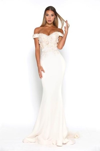 Portia and Scarlett Adriana Gown #4 default Ice thumbnail