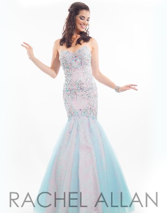 Rachel Allan 6852 #0 default Tiffany Blue/Pink thumbnail