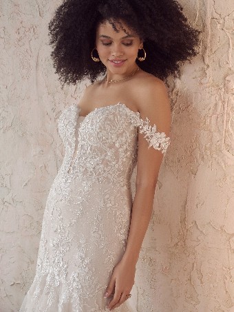 Maggie Sottero Lennon #1 All Ivory (gown with Ivory Illusion) thumbnail