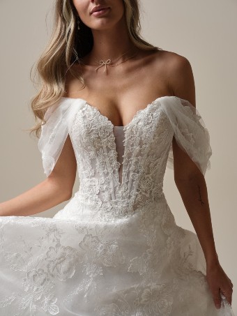 Maggie Sottero Skylar #4 default All Ivory (gown with Ivory Illusion) thumbnail