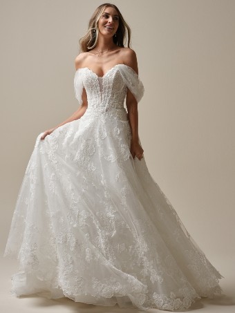 Maggie Sottero Skylar #3 All Ivory (gown with Ivory Illusion) thumbnail