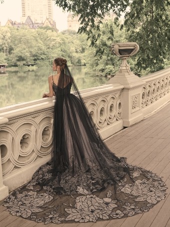 Maggie Sottero Watson-B #3 Black over Nude thumbnail