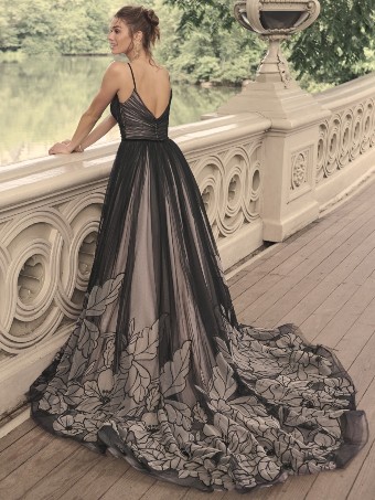 Maggie Sottero Watson-B #1 Black over Nude thumbnail