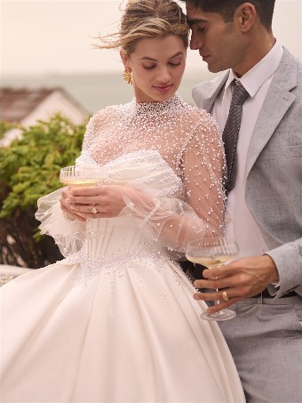 Maggie Sottero Juneau /embellished #3 All Ivory thumbnail