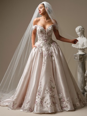 Sottero and Midgley Alvarez #2 Multi over Pink Champagne (gown with Diamond White Illusion thumbnail