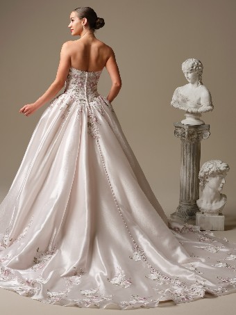 Sottero and Midgley Alvarez #1 Multi over Pink Champagne (gown with Diamond White Illusion thumbnail