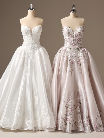 Sottero and Midgley Alvarez #5 default Multi over Pink Champagne (gown with Diamond White Illusion thumbnail