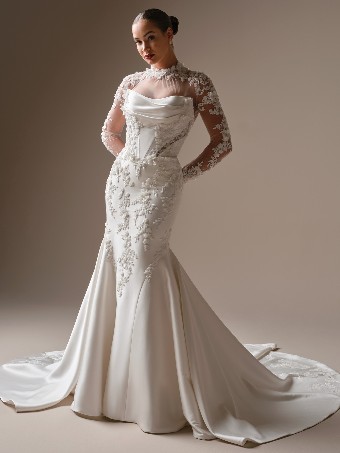 Sottero and Midgley Burke  Unlined bodice #4 All Ivory thumbnail