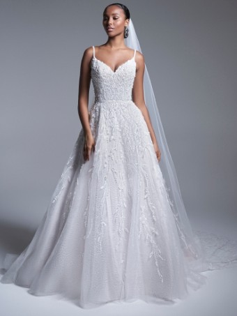 Sottero and Midgley Marvine #0 default Ivory/Silver Accent over Blush thumbnail