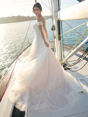 Sottero and Midgley Mason #1 Ivory Over Blush thumbnail