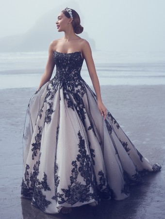 Sottero and Midgley Norvinia-B #4 black over champagne thumbnail