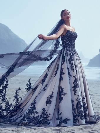 Sottero and Midgley Norvinia-B #0 default black over champagne thumbnail