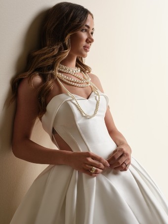 Sottero and Midgley Aberdeen Vida #4 Diamond White thumbnail