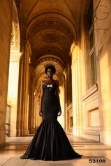 Tarik Ediz 53108 Alyce Elbise #4 Black thumbnail