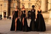 Tarik Ediz 53108 Alyce Elbise #6 default Black thumbnail