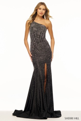 Sherri Hill 56181 #0 default Black/Silver thumbnail