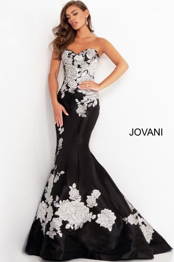 Jovani 3917 #0 default Black Silver thumbnail