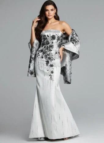 Jovani 40166 #0 default Black Silver thumbnail