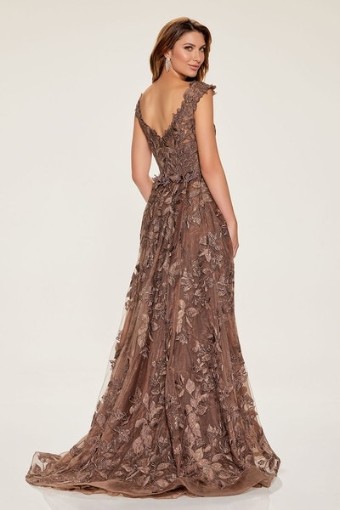 Ivonne D ID801 #1 Cocoa English Rose Navy Aqua thumbnail