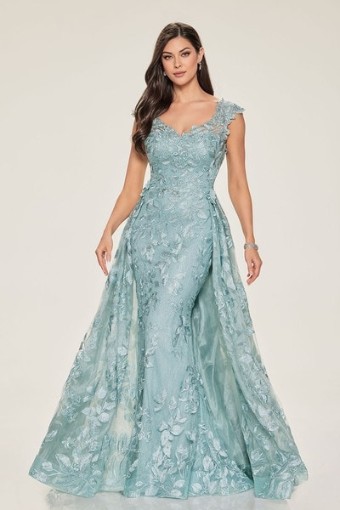 Ivonne D ID801 #3 Cocoa English Rose Navy Aqua thumbnail