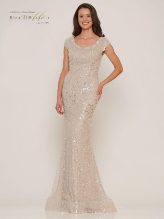 Colors Dress RD2753 #0 default Taupe Sky Blue thumbnail