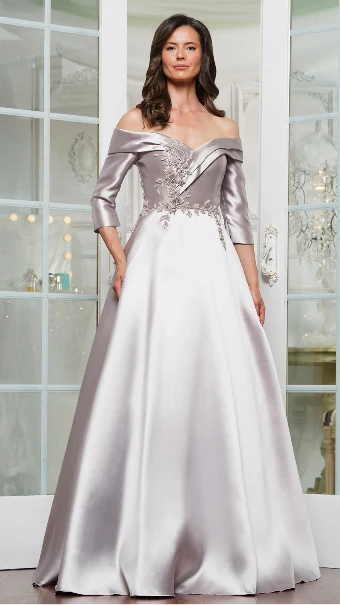 Colors Dress MV1336 #3 Taupe Slate Blue thumbnail