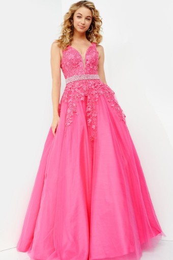 Jovani JVN68258 #0 default Hot Pink thumbnail