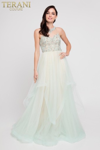 Terani 1811P5219 #0 default Light Aqua/Nude thumbnail