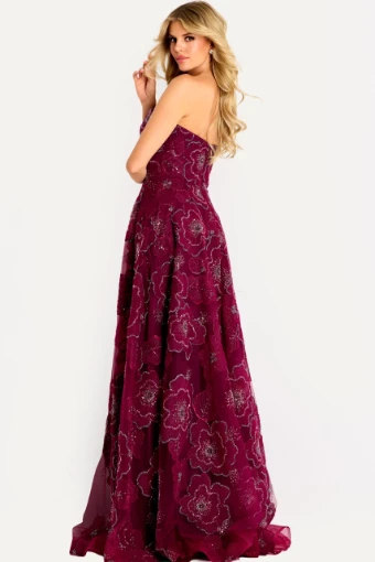 Jovani 46033 #1 Burgundy thumbnail