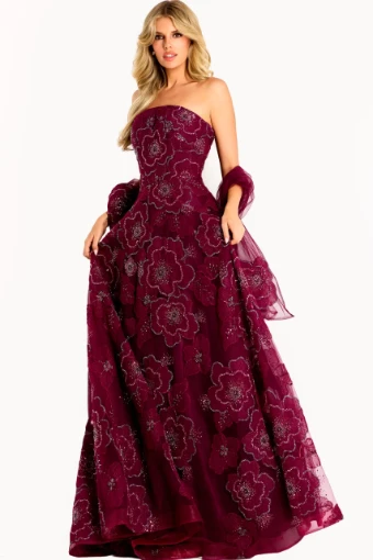 Jovani 46033 #0 default Burgundy thumbnail
