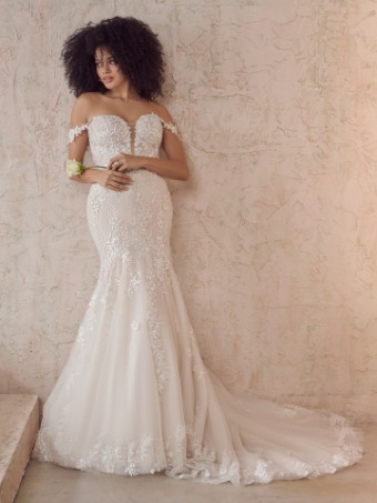 Maggie Sottero Lennon #3 All Ivory (gown with Ivory Illusion) thumbnail