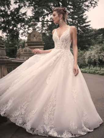 Maggie Sottero Rory #10 Ivory Over Blush thumbnail