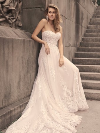 Maggie Sottero Ulanda #17 Ivory over Soft Blush thumbnail