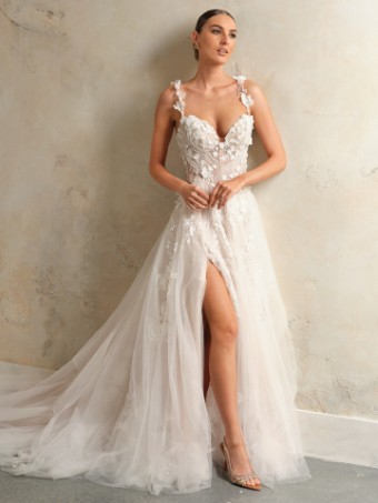 Sottero and Midgley Wicklow #0 default Ivory (gown with Ivory Illusion) thumbnail